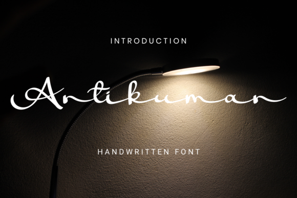 Antikuman Font: Elegant Script for Editorial Design