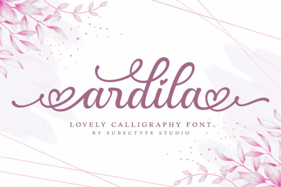 Ardila Font: Romantic Script for Crafters