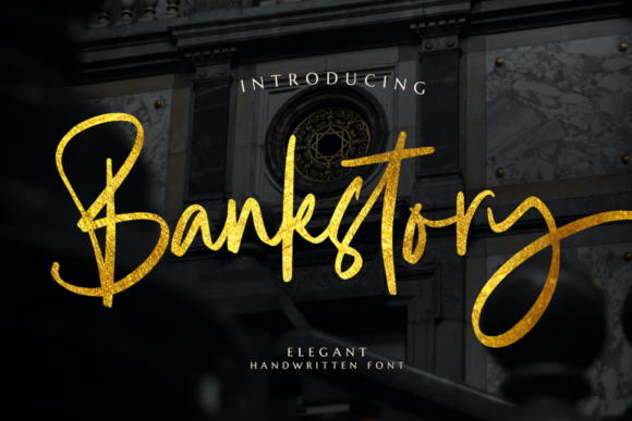 Bankstory: A Timeless Script Handwritten Font for Marketers