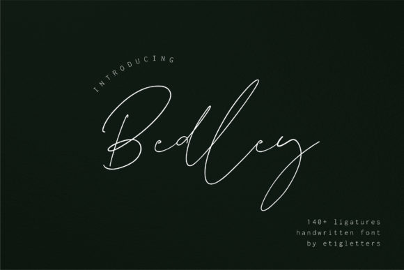 Bedley: A Timeless Script Font for Editorial Design