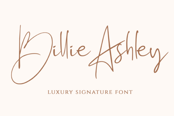 Billie Ashley: A Handwritten Font for Makers