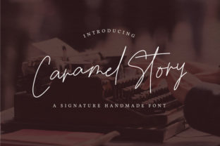 Caramel Story Font for Elegant Editorial Design
