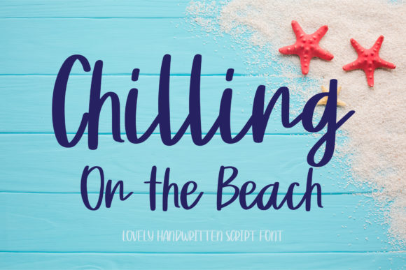 Chilling on the Beach Font for Modern Campaigns