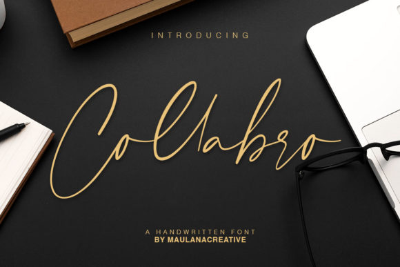 Collabro Font: Elevate Your Brand with Elegant Handwriting