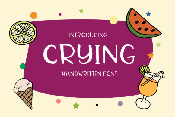 Crying Font Review: A Sweet Handwritten Script for Designers
