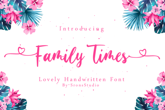Family Times Typeface for Elegant Branding