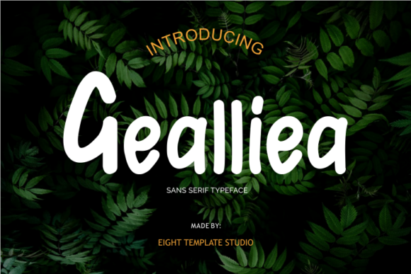 Gealliea Typeface for Authentic Branding