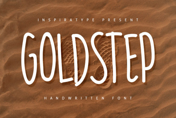 Goldstep: A Handwritten Font for Brand Identity