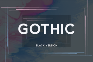 Gothic Black Font for Modern Campaign Design