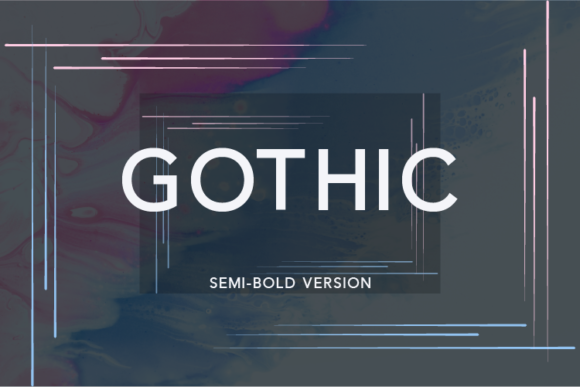 Gothic Semi-Bold Typeface for Small Business Branding