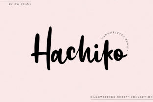 Hachiko: A Quirky Handwritten Font for Makers
