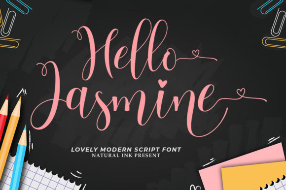 Hello Jasmine: A Handwritten Font for Elegant Branding