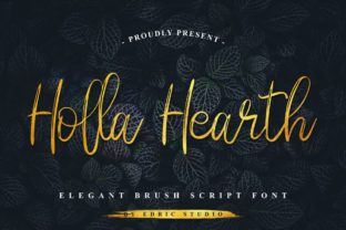 Holla Hearth: An Elegant Script Handwritten Font