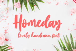 Homeday Font Review: A Lovely Handwritten Script