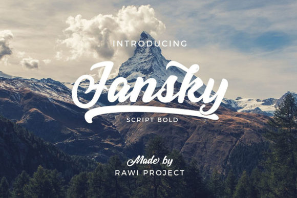 Jansky: An Urban Script Handwritten Font for Modern Editorial Design