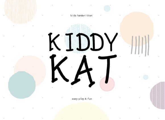 Kiddy Kat Font: Quirky Handwritten Type for Campaigns
