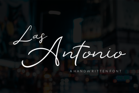 Las Antonio: The Elegant Script Font for Modern Designers