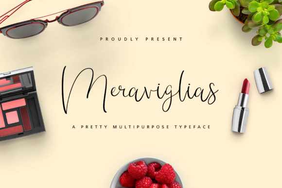 Meraviglias Typeface Review for Elegant Branding
