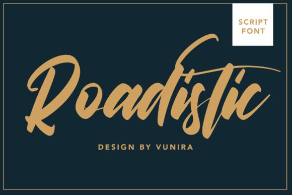 Roadistic Font for Modern Web Design
