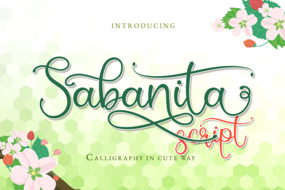 Sabanita: An Elegant Calligraphy Typeface for Editorial Design