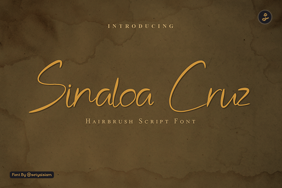 Sinaloa Cruz: An Elegant Script Handwritten Font