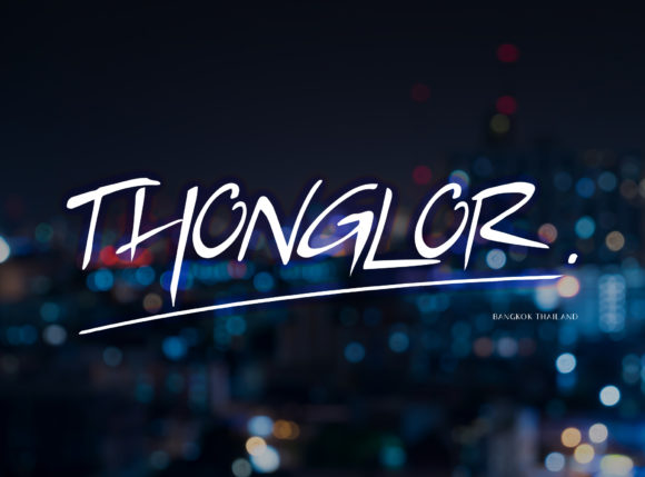 Thonglor Font: Elevating Brand Identity with Script Handwritten Style