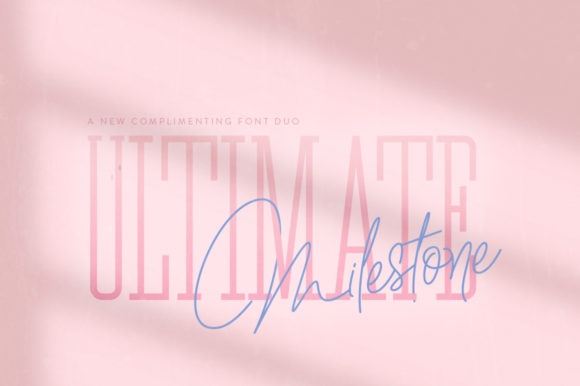 Ultimate Milestone: A Premium Script Handwritten Typeface